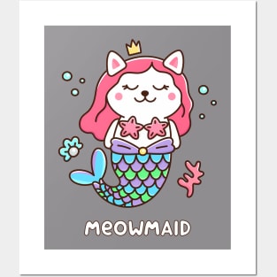 Meowmaid Posters and Art